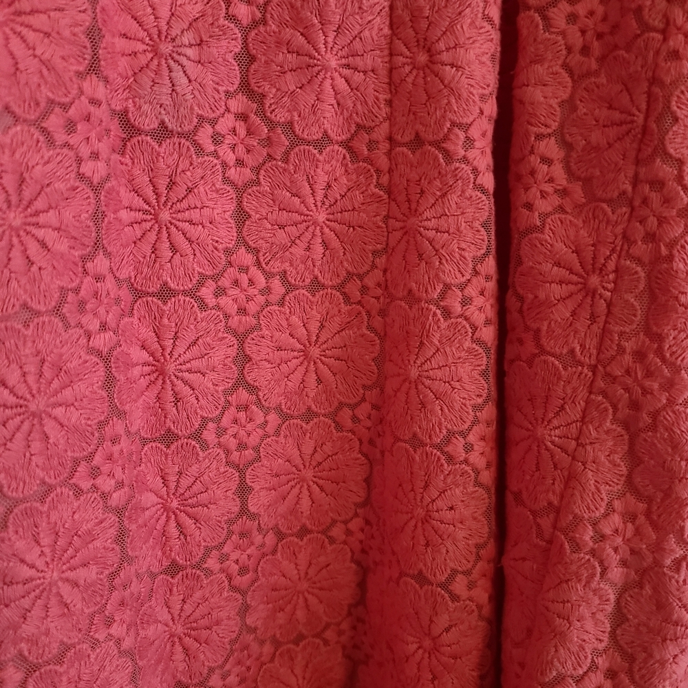 Lilly Pilitzer Pink Lace Strapless Dress. Size 10 - Picture 3 of 9